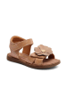 bisgaard Leren sandalen "Barbara" lichtbruin