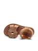 bisgaard Leren sandalen "Barbara" lichtbruin