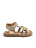 bisgaard Leder-Sandalen "Felicia" in Gold