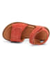 bisgaard Leren sandalen "Andrea" rood