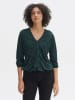 OPUS Blouse groen/zwart