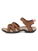 Teva Skórzane sandały trekkingowe "Tirra" w kolorze jasnobrązowym