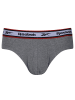 Reebok 3-delige set: slips "Chase" zwart/wit/lichtgrijs