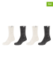 Skechers 4er-Set: Socken in Creme/ Schwarz