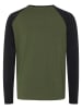 Chiemsee Koszulka "Laholm" w kolorze oliwkowo-czarnym
