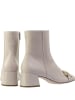 Högl Leder-Stiefeletten in Grau