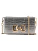 Högl Leder-Umhängetasche "Pretty" in Silber - (B)20 x (H)10 x (T)4 cm