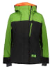 Helly Hansen Kurtka narciarska "Springbok" w kolorze czarno-zielonym