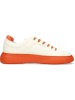 MELVIN & HAMILTON Leren sneakers "Harvey 35" wit/oranje