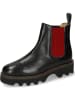 MELVIN & HAMILTON Leren chelseaboots "Megan 3" zwart/rood