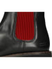 MELVIN & HAMILTON Leder-Chelsea-Boots "Megan 3" in Schwarz/ Rot