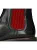 MELVIN & HAMILTON Leren chelseaboots "Megan 3" zwart/rood