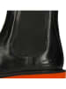 MELVIN & HAMILTON Leder-Chelsea-Boots in Schwarz/ Orange