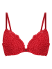 Hunkemöller Biustonosz push-up "Rose" w kolorze czerwonym