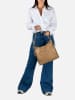 Burkely Leren schoudertas "Just Jolie" lichtbruin - (B)30 x (H)30 x (D)10 cm