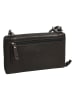 Burkely Leder-Handytasche "Just Jolie" in Schwarz - (B)18 x (H)13 x (T)6 cm