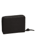 Burkely Leder-Geldbörse "Just Jolie" in Schwarz - (B)9 x (H)12 x (T)3,5 cm