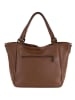 Lia Biassoni Skórzany shopper bag "Alserio" w kolorze brązowym - 42 x 26 x 16 cm