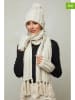 Soft Cashmere Accessoire-Set in Creme