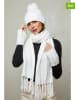 Soft Cashmere Accessoire-Set in Weiß