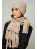 Soft Cashmere Accessoire-Set in Beige