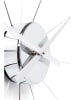Kare Zegar ścienny "Like Umbrella" w kolorze srebrnym - Ø 100 cm