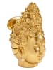 Kare Figurka dekoracyjna "Goddess Head" w kolorze złotym - szer. 23,5 x 39 cm