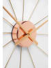 Kare Zegar ścienny "Like Umbrella" w kolorze jasnoróżowozłotym - Ø 100 cm