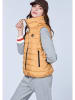 Chiemsee Doorgestikte bodywarmer "Husila" lichtbruin