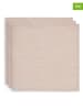 Jollein 3er-Set: Spucktücher in Beige - (L)31 x (B)31 cm