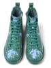 Camper Leren boots groen/lichtblauw