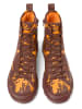 Camper Leren boots bruin/oranje