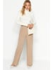 trendyol Marlenehose in Beige