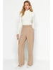 trendyol Marlenehose in Beige