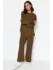 trendyol Twinset Outfit in Khaki
