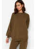trendyol Twinset Outfit in Khaki
