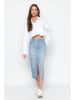 trendyol Jeansrock in Hellblau