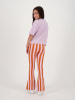 RAIZZED® Uitlopende broek "Whitley" oranje/lichtroze