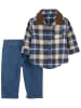 carter's 2tlg. Outfit in Blau