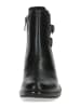 Caprice Leder-Boots in Schwarz