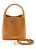 ATELIERS SAINT GERMAIN Leren handtas camel - (B)17 x (H)17 x (D)10 cm
