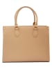 ATELIERS SAINT GERMAIN Leder-Schultertasche in Beige - (B)36 x (H)28 x (T)13 cm