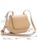 ATELIERS SAINT GERMAIN Leren schoudertas nude - (B)26 x (H)17 x (D)7 cm