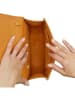 ATELIERS SAINT GERMAIN Skórzana torebka w kolorze karmelowym - 23 x 17 x 7 cm