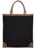 Beagles Einkaufstasche in Schwarz - (B)38 x (H)41 x (T)13 cm