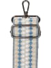 Beagles Pasek w kolorze kremowo-niebieskim do torebki - dł. 140 cm