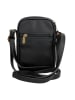 Pepe Jeans Leder-Handytasche "Aurora" in Schwarz - (B)11 x (H)17,5 x (T)2,5 cm