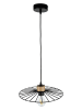 Britop Light Lampa wisząca "Balerina" w kolorze czarnym - dł. 120 cm x Ø 35 cm