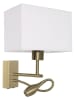 Britop Light Lampa ścienna "Relax" w kolorze złoto-białym - 22,5 x 53,5 x 12,5 cm