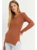 Milan Kiss Pullover in Hellbraun